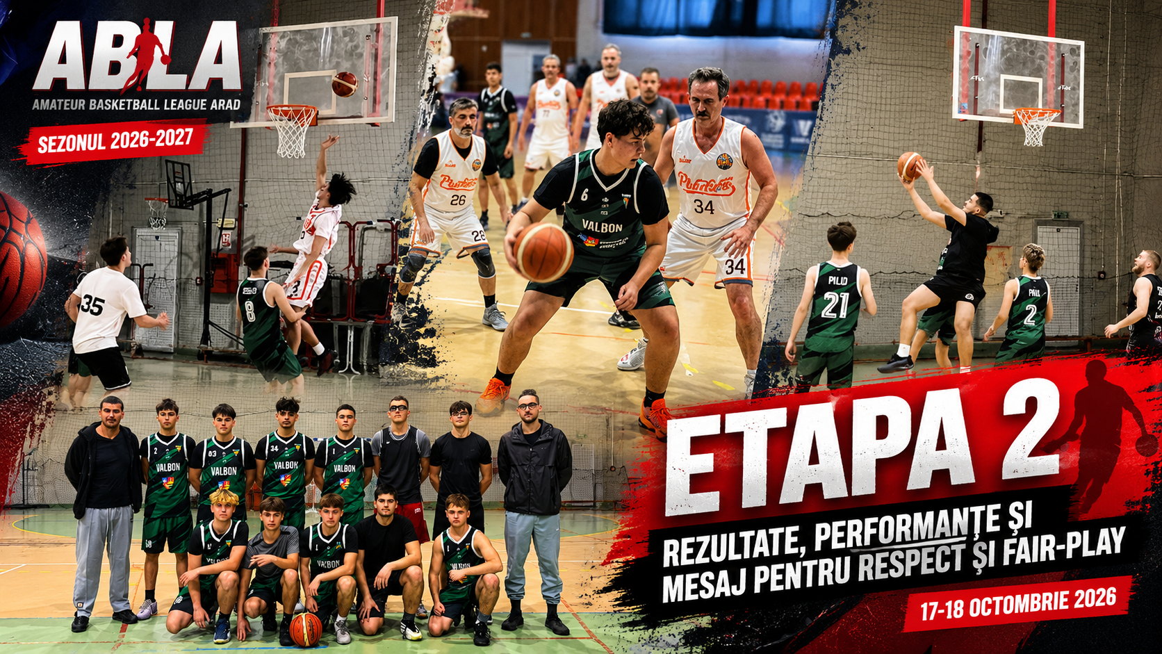 Etapa a doua ABLA: spectacol pe teren, performanțe individuale și un mesaj ferm pentru respect și fair-play