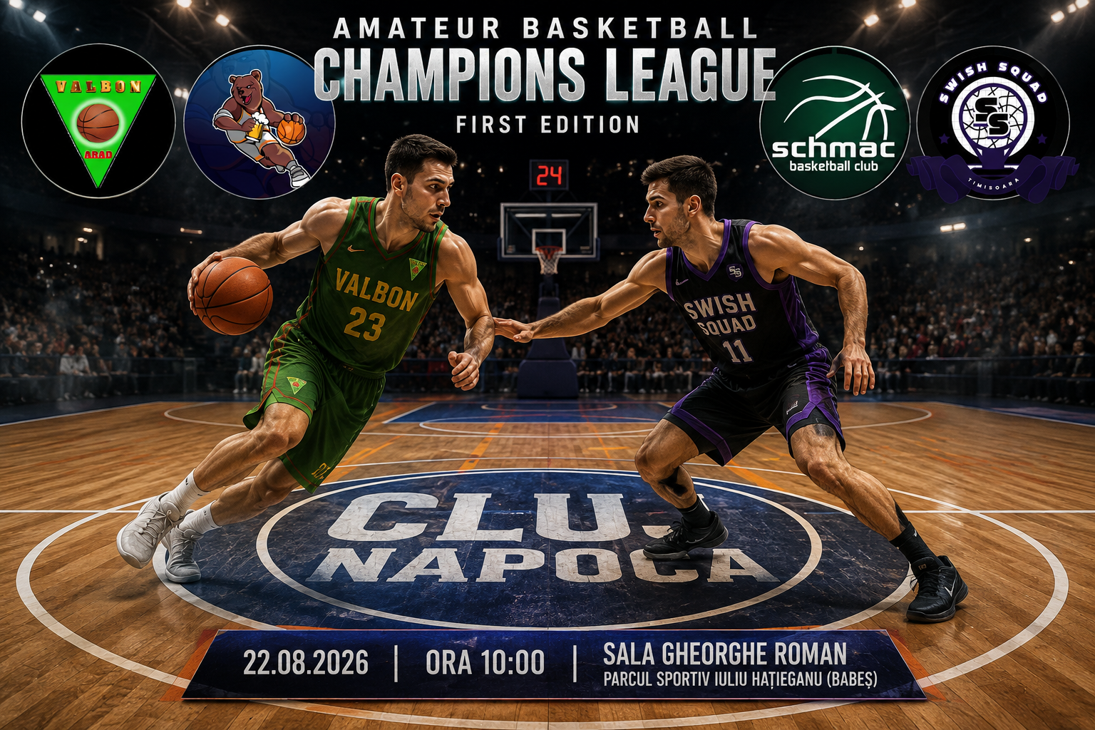 Amateur Basketball Champions League – Prima ediție, la Cluj-Napoca